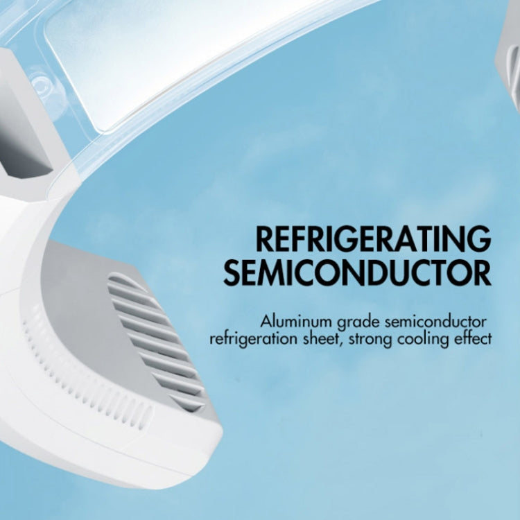 Ventilatore a collo con batteria e raffreddamento semiconduttore