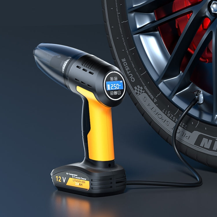 Aspirapolvere per auto a doppio motore 5 in 1 da 60 W con funzione di illuminazione per la misurazione della pressione della pompa dell'aria, SUITU ST-6637 Wired, SUITU ST-6637  Wireless Model, SUITU ST-6637 Wired +Toolbox, SUITU ST-6637  Wireless+Toolbox