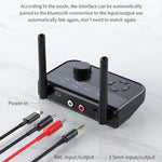 B39 2 in 1 Bluetooth 5.3 AUX Music Receiver Adattatore per computer TV, B39