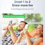 B39 2 in 1 Bluetooth 5.3 AUX Music Receiver Adattatore per computer TV, B39