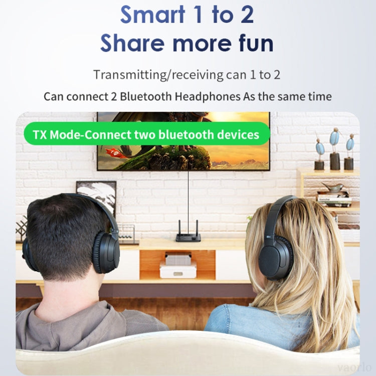 B39 2 in 1 Bluetooth 5.3 AUX Music Receiver Adattatore per computer TV, B39
