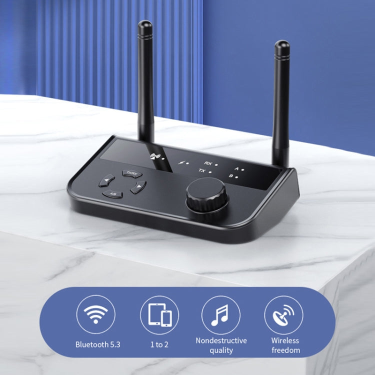 B39 2 in 1 Bluetooth 5.3 AUX Music Receiver Adattatore per computer TV, B39