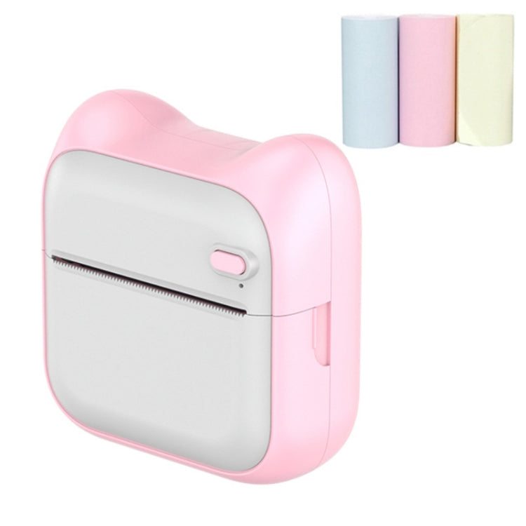 Stampante termica portatile autoadesiva portatile Bluetooth A31, Pink, Blue, Pink+5 Rolls Printer Paper, Blue+5 Rolls Printer Paper, Pink+3 Rolls Colored Paper, Blue+3 Rolls Colored Paper