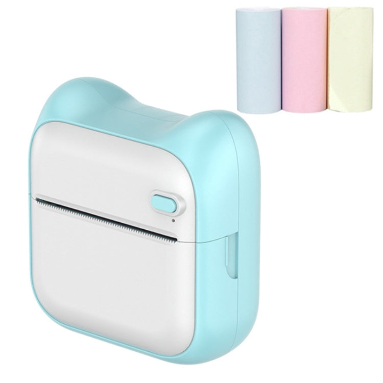 Stampante termica portatile autoadesiva portatile Bluetooth A31, Pink, Blue, Pink+5 Rolls Printer Paper, Blue+5 Rolls Printer Paper, Pink+3 Rolls Colored Paper, Blue+3 Rolls Colored Paper