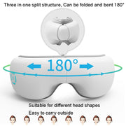 A216 Strumento per massaggio oculare wireless intelligente Strumento per la cura degli occhi con impacco caldo a vibrazione pneumatica, A216 Vibration Hot Compress