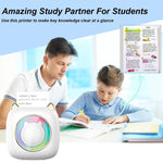 Stampante termica wireless C23 con luce ambiente a 7 colori