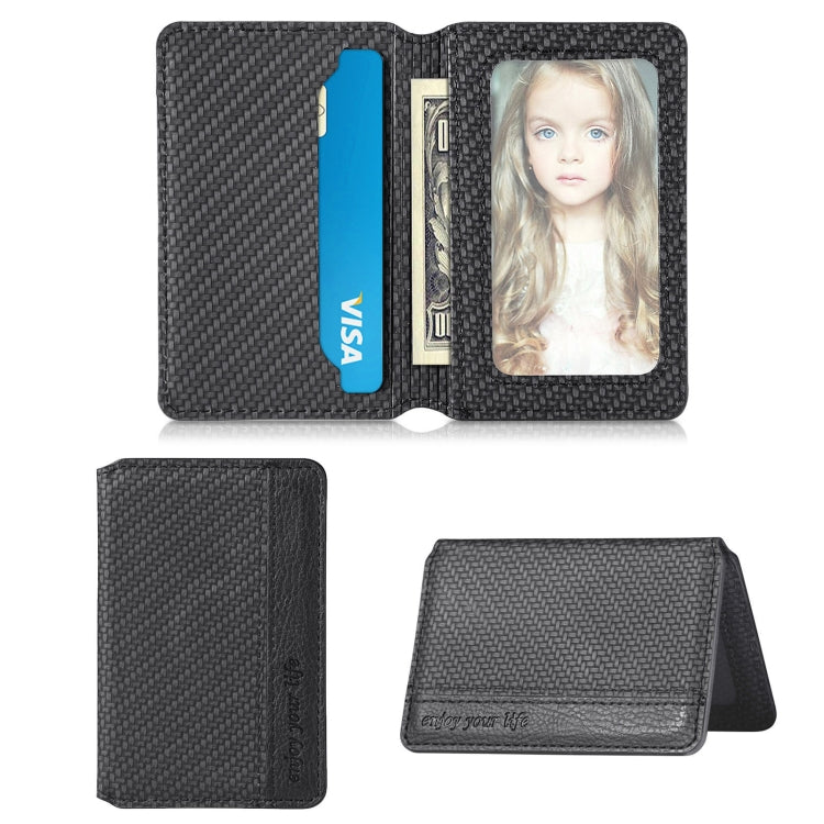 Custodia portafoglio in pelle PU con chiusura magnetica e adesivo