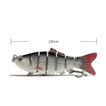 Amo da esca bionico multisezione da 10 cm Esche finte per la pesca in mare a lunga distanza, LK001-01, LK001-02, Lk001-03, LK001-04, LK001-05, LK001-06, LK001-07, LK001-08, LK001-09, LK001-10, LK001-11, LK001-12, LK001-13, LK001-14