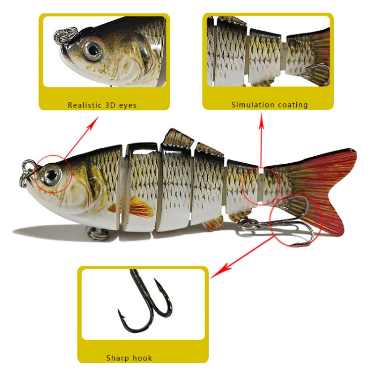 Amo da esca bionico multisezione da 10 cm Esche finte per la pesca in mare a lunga distanza, LK001-01, LK001-02, Lk001-03, LK001-04, LK001-05, LK001-06, LK001-07, LK001-08, LK001-09, LK001-10, LK001-11, LK001-12, LK001-13, LK001-14