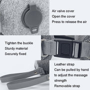 Massaggiatore cervicale portatile Gonfiabile Airbag U Cuscino per impacchi caldi, uNeck Air 3 Generations