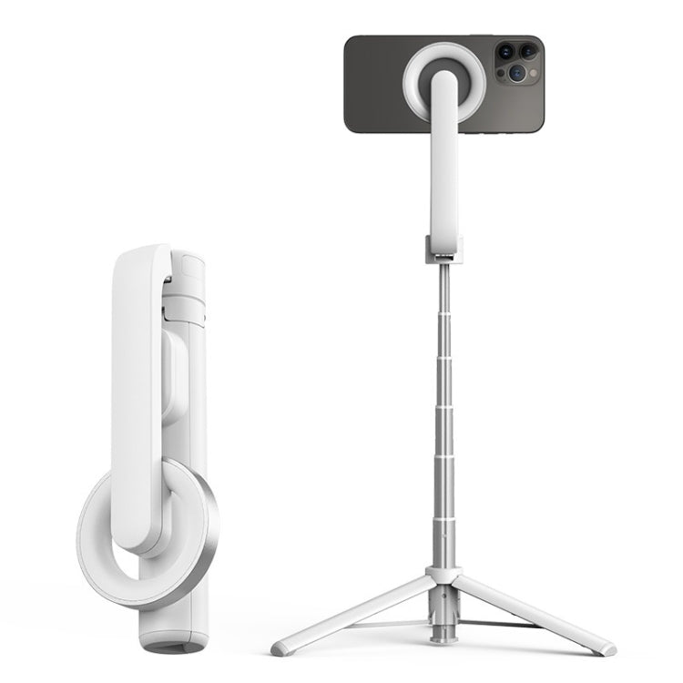 Asta stabilizzatrice portatile per treppiede magnetico per selfie con telecomando, WS-22005 White, WS-22005 Black