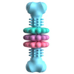BG5056 TPR Giocattoli da masticare per animali domestici Bastone per dentizione per cani a forma di osso, BG5056 (Blue), BG5056 (Pink), BG5056 ( Green)