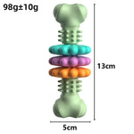 BG5056 TPR Giocattoli da masticare per animali domestici Bastone per dentizione per cani a forma di osso, BG5056 (Blue), BG5056 (Pink), BG5056 ( Green)