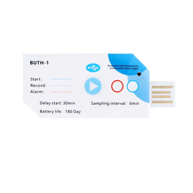 Bluetooth APP Connect Medical Warehouse Cold Chain Transport USB Data Recorder, Temperature, Temperature Humidity