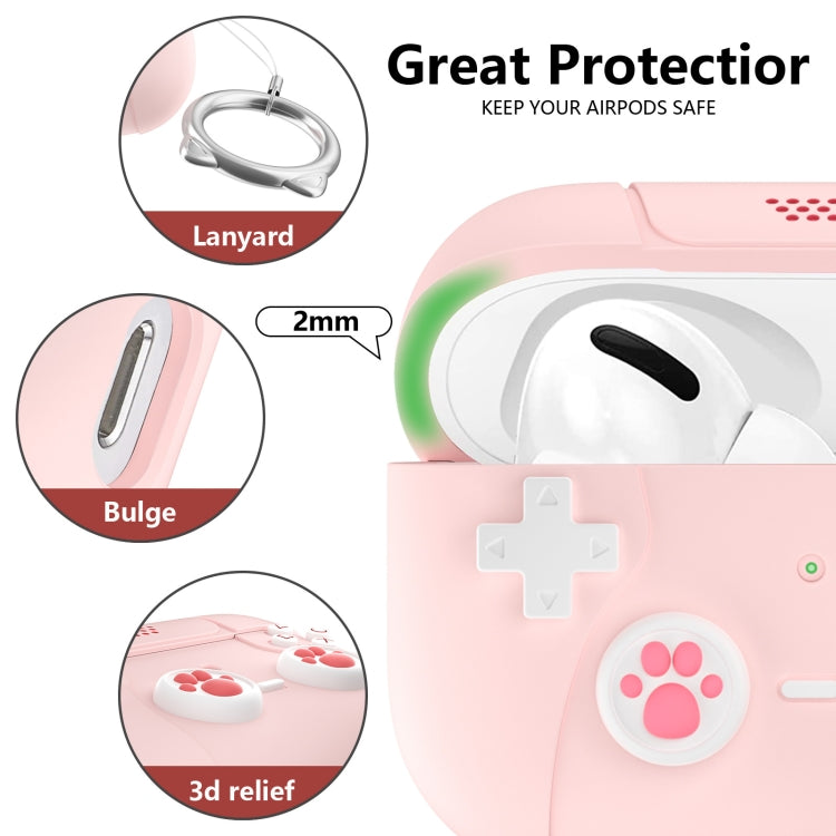 Custodia in silicone per AirPods Pro 2 con fibbia