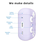 Custodia in silicone per AirPods Pro 2 con fibbia
