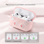 Custodia in silicone per AirPods Pro 2 con fibbia