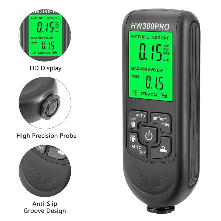 Misuratore digitale spessore vernice HW-300PRO