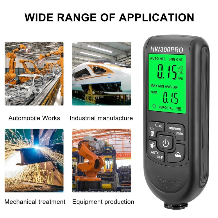 Misuratore digitale spessore vernice HW-300PRO