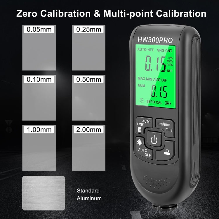 Misuratore digitale spessore vernice HW-300PRO