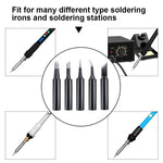 5-in-1 Universal 936 Stazione di saldatura Set di teste per saldatura a saldare, Black, Class A Black