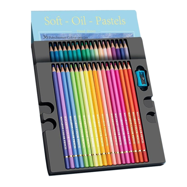 Set 36 Matite Oleose a Colori Brillanti per Disegno