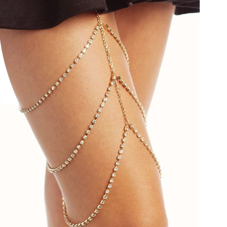 Catena per il corpo delle donne a catena della coscia a strati, SKU6472 Gold, SKU6473 Silver, SKU6263, SKU2556 Gold, SKU2555 White