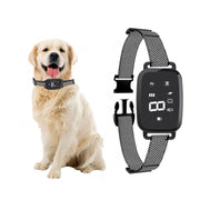 PT221 Collare elettrico automatico intelligente Touch Display digitale ricaricabile Addestratore di cani impermeabile Stop Barker, 3 Training Modes