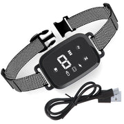 PT221 Collare elettrico automatico intelligente Touch Display digitale ricaricabile Addestratore di cani impermeabile Stop Barker, 3 Training Modes