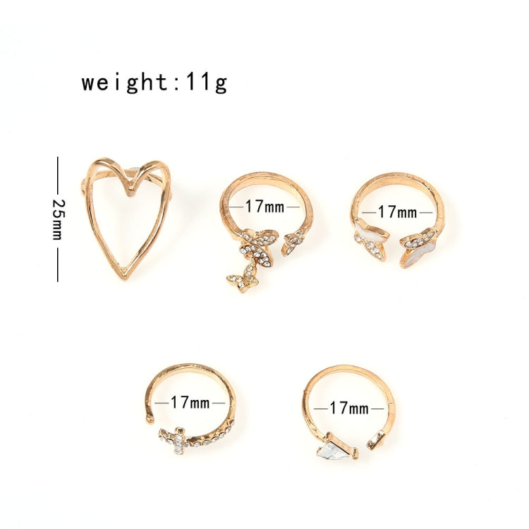 anello trasversale dell'articolazione della farfalla della cavità del cuore del triangolo 5pcs/set, 5pcs/set 5217