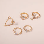 anello trasversale dell'articolazione della farfalla della cavità del cuore del triangolo 5pcs/set, 5pcs/set 5217
