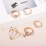 anello trasversale dell'articolazione della farfalla della cavità del cuore del triangolo 5pcs/set, 5pcs/set 5217