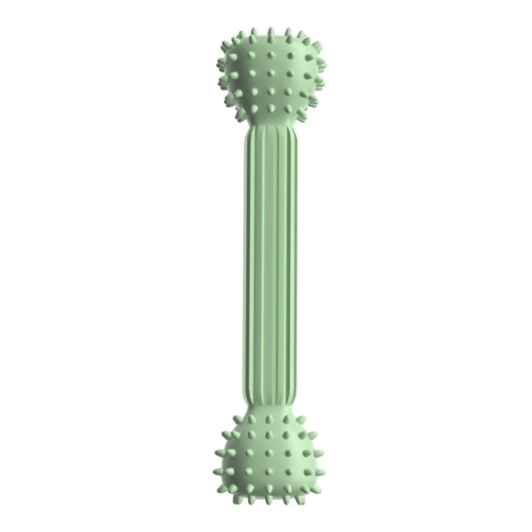 BG-5011 2 pz TPR Dentizione Stick Cane Giocattolo Bilanciere Forma Pet Masticare Denti Bastone di Pulizia