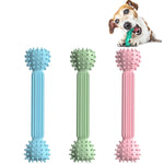 BG-5011 2 pz TPR Dentizione Stick Cane Giocattolo Bilanciere Forma Pet Masticare Denti Bastone di Pulizia