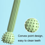 BG-5011 2 pz TPR Dentizione Stick Cane Giocattolo Bilanciere Forma Pet Masticare Denti Bastone di Pulizia