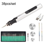 E108 38 pz/set portatile 2.35 MM Chuck Mini penna trapano elettrico