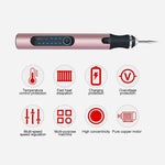 E108 38 pz/set portatile 2.35 MM Chuck Mini penna trapano elettrico