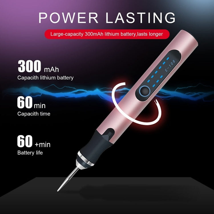E108 38 pz/set portatile 2.35 MM Chuck Mini penna trapano elettrico