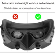 Per DJI Goggles 2 Sunnylife AT-BHT565 Copertura protettiva per lenti antipolvere Occhiali VR Copertura in silicone, AT-BHT565 Black