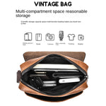 WEIXIER D266 Retro Crossbody Borsa a tracolla di grande capacità Borsa a tracolla Tot Zaino