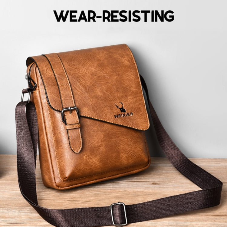 WEIXIER D266 Retro Crossbody Borsa a tracolla di grande capacità Borsa a tracolla Tot Zaino