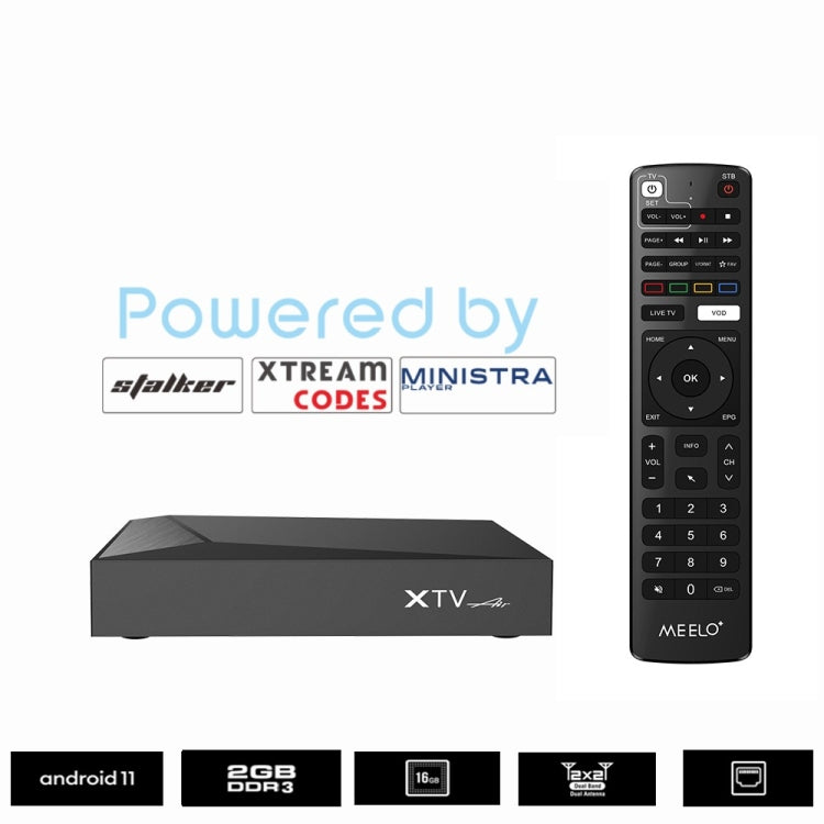 XTV Air Mini HD 4K Android TV Box Network Set-Top Box Amlogic S905w2 Quad Core, EU Plug, US Plug, AU Plug, UK Plug