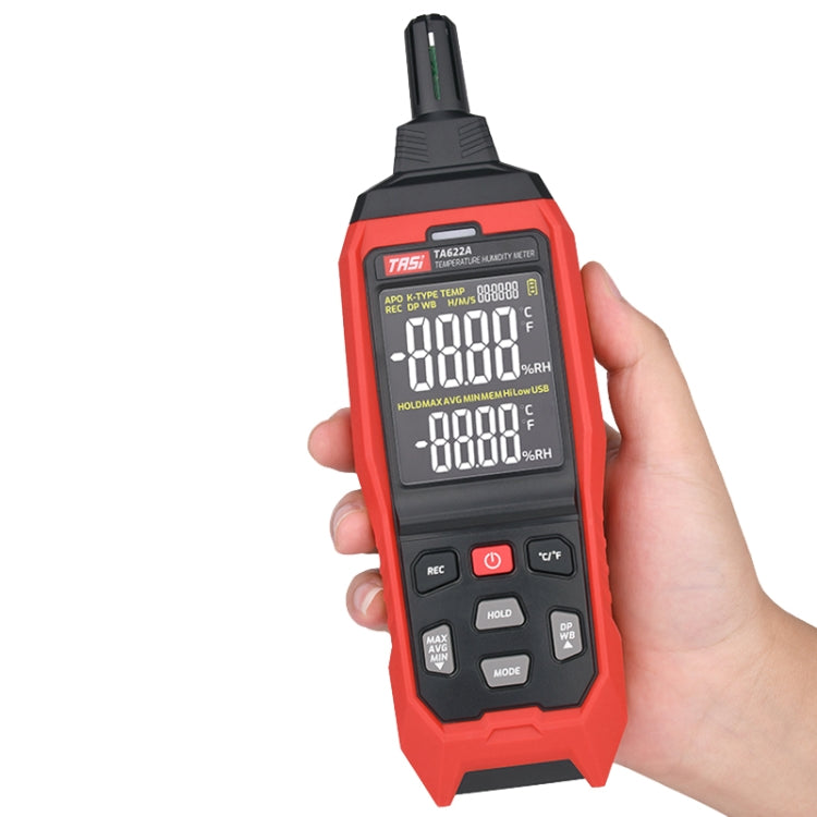 Misuratore di umidità della temperatura Termometro digitale del punto di rugiada, TASI TA622A, TASI TA622B USB Computer Connection