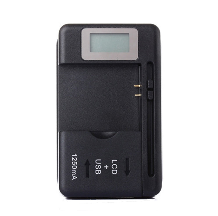 Caricabatteria universale per telefono cellulare SS-5 con uscita USB e display LCD, spina americana, 600A/1250mA