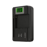 Caricabatteria universale per telefono cellulare SS-5 con uscita USB e display LCD, spina americana, 600A/1250mA