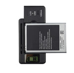 Caricabatteria universale per telefono cellulare SS-5 con uscita USB e display LCD, spina americana, 600A/1250mA