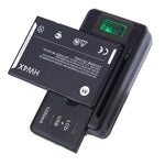 Caricabatteria universale per telefono cellulare SS-5 con uscita USB e display LCD, spina americana, 600A/1250mA