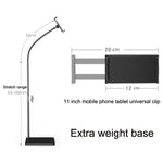 Staffa telescopica per tablet 155 cm