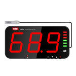 Rilevatore di decibel da parete con schermo LED 4"