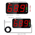 Rilevatore di decibel da parete con schermo LED 4"